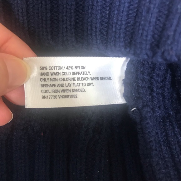 3.1 Phillip Lim Chunky Knit Navy Blue Sweater - Picture 6 of 7